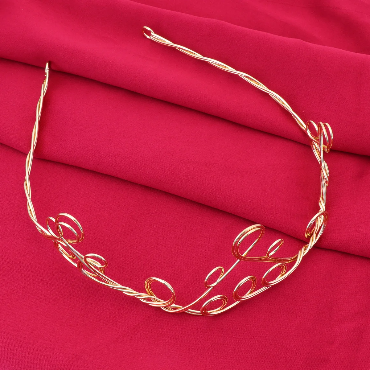 

1 Piece Bridal Tiara Elegant Crown for Women Wedding Hair Accessory Golden Sparkling Party Banquet Headpiece Jewelry