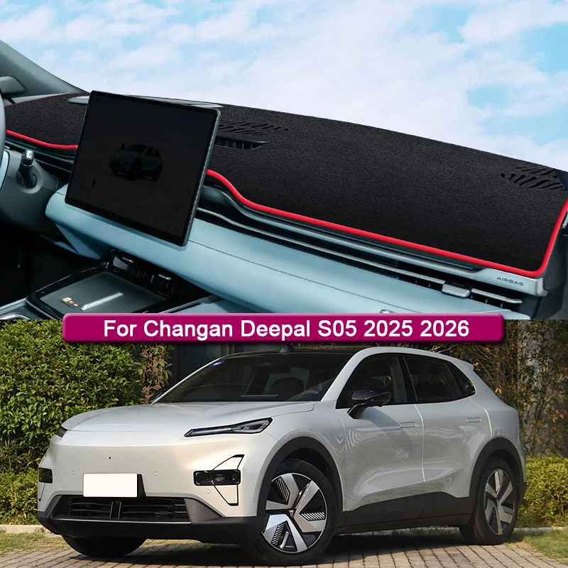 

Car Styling For Changan Deepal S05 2025 2026 Car Dashboard Protective Mat Shade Cushion Pad Rose Carpet Mat Cover Auto Accessory