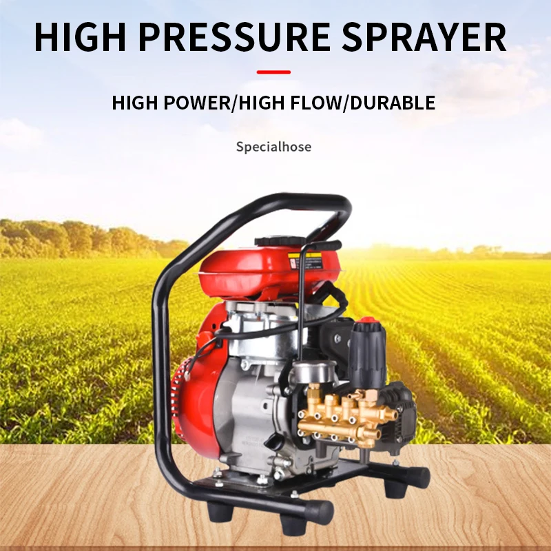 Brand new gasoline powered high pressure sprayer 154 type portable agricultural motorized sprayer cleaning garden fruit tree spr