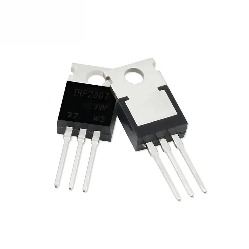5PCS IRF2807PBF TO220 Pacchetto Mosfet Transistor 75V 82A per inverter Controlli motori Circuiti integrati