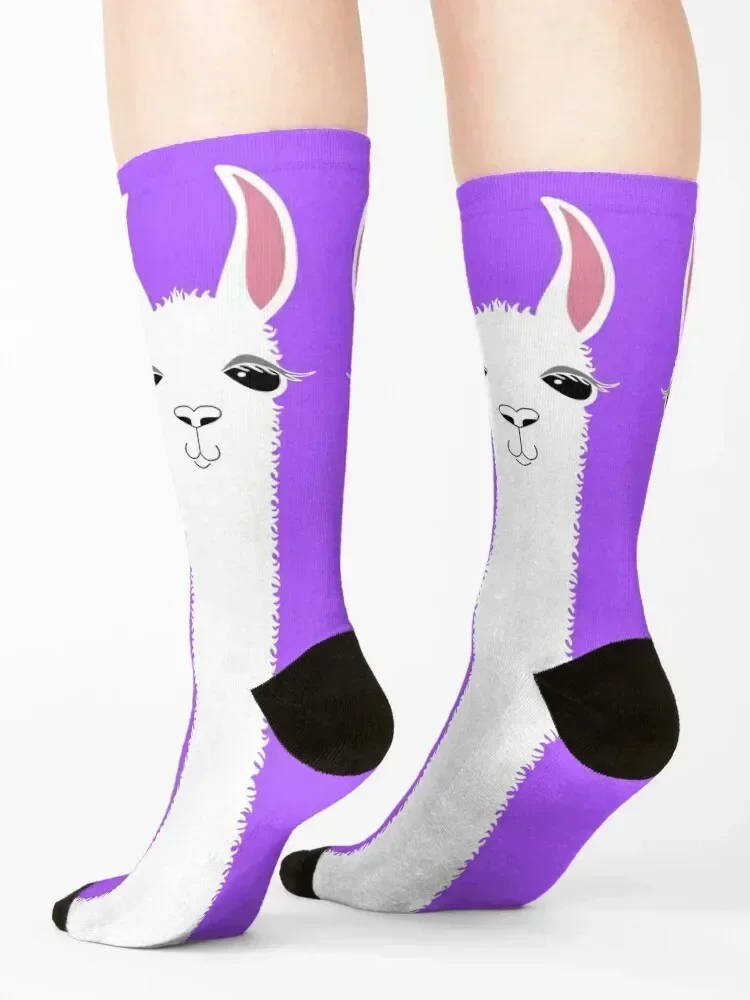 PORTRAITÀ LLAMA # 8 Calzini fantastici ciclismo, sport e tempo libero, calzini da ragazza da uomo