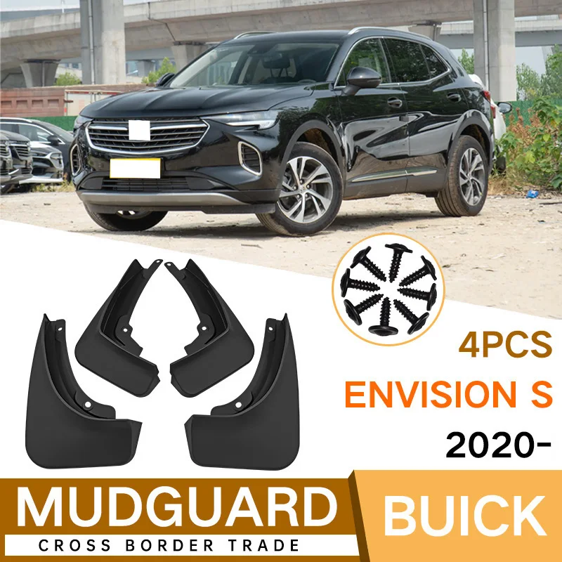 

4 PCS Car MudFlaps For Buick ENVISION S 2020-2023 Mudguard Splash Guards Fender Flap Auto Accessories