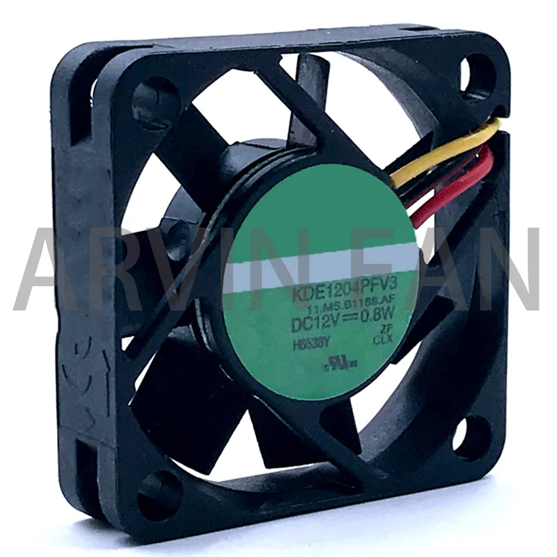 Ventilador de refrigeração KDE1204PFV3, 40mm, 4cm, 4010, 12V, 0.8W, 3 pinos, 11.MS B1188.AF, 3500RPM, 10 PCes