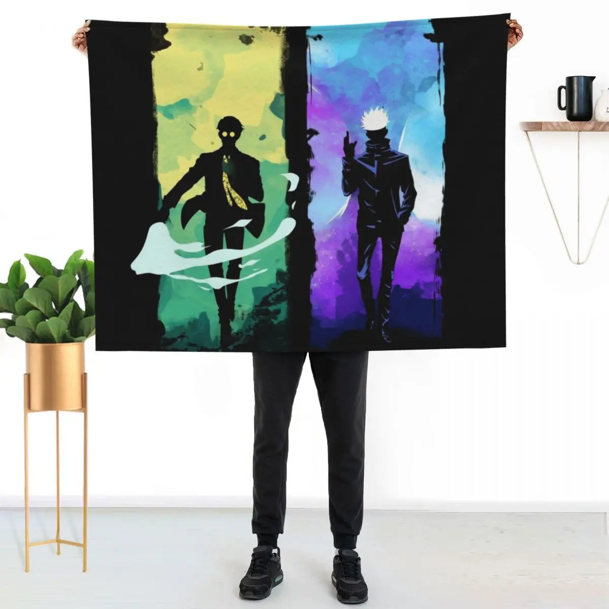 

The sorcerer professors Throw Blanket Color Fast Cozy Throw Blanket