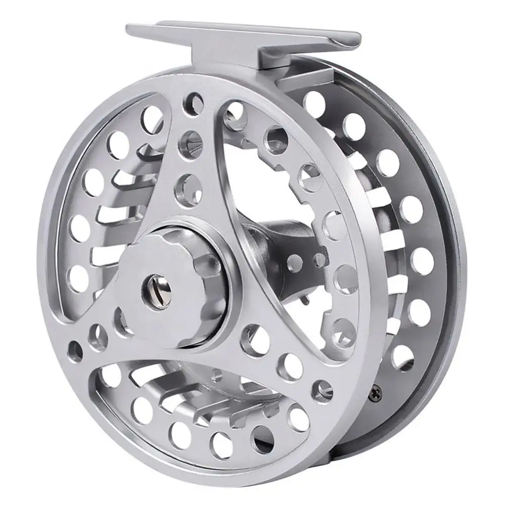 3/4 5/6 7/8 Aluminum Alloy 2+1BB Bearing Fly Fishing Reel Hand Spinning Wheel 베어링 플라이 낚시 두루마리 물레