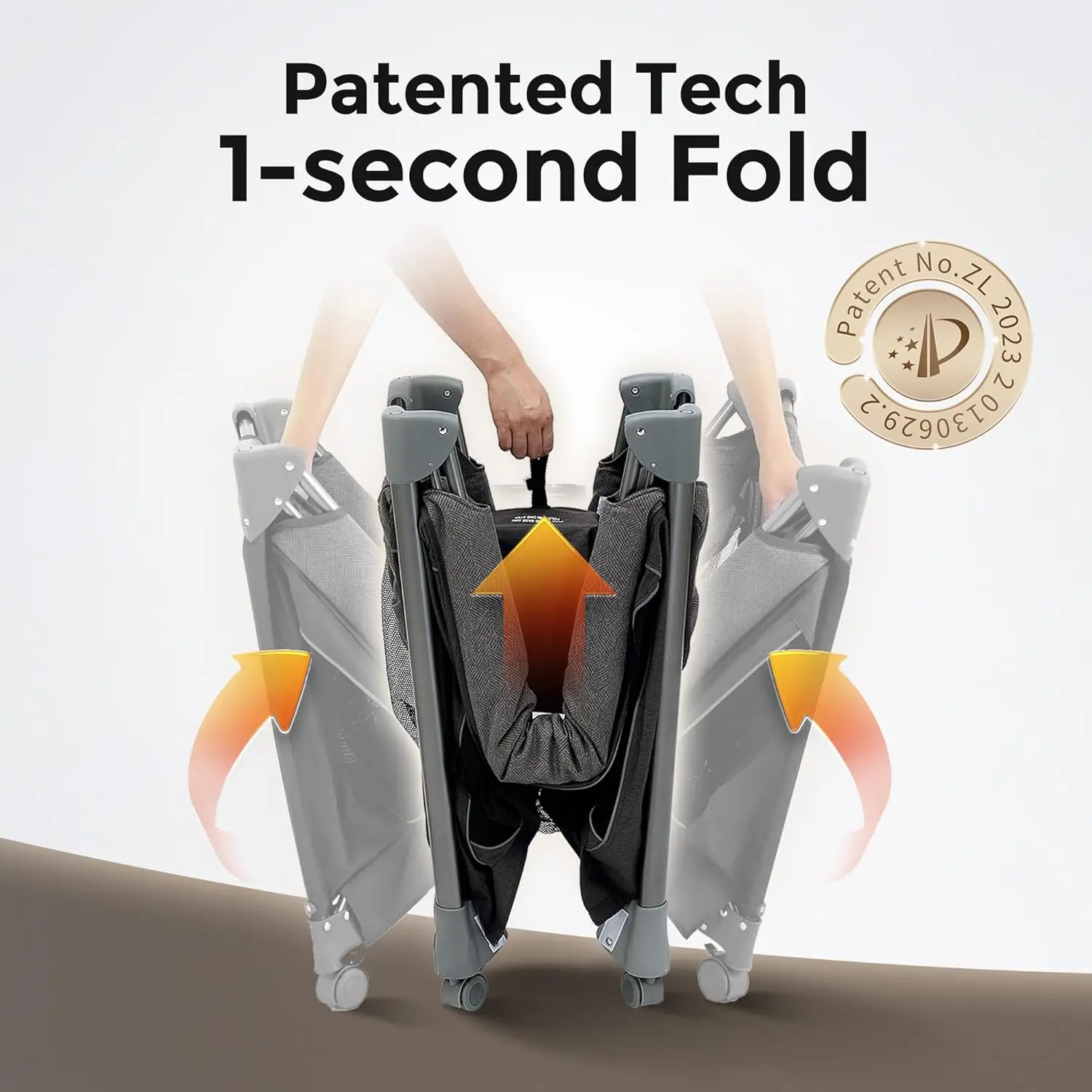 5-in-1 Portable Baby Playard with Quick Setup, Safe Steel Frame, Changing Table & Locking Wheels