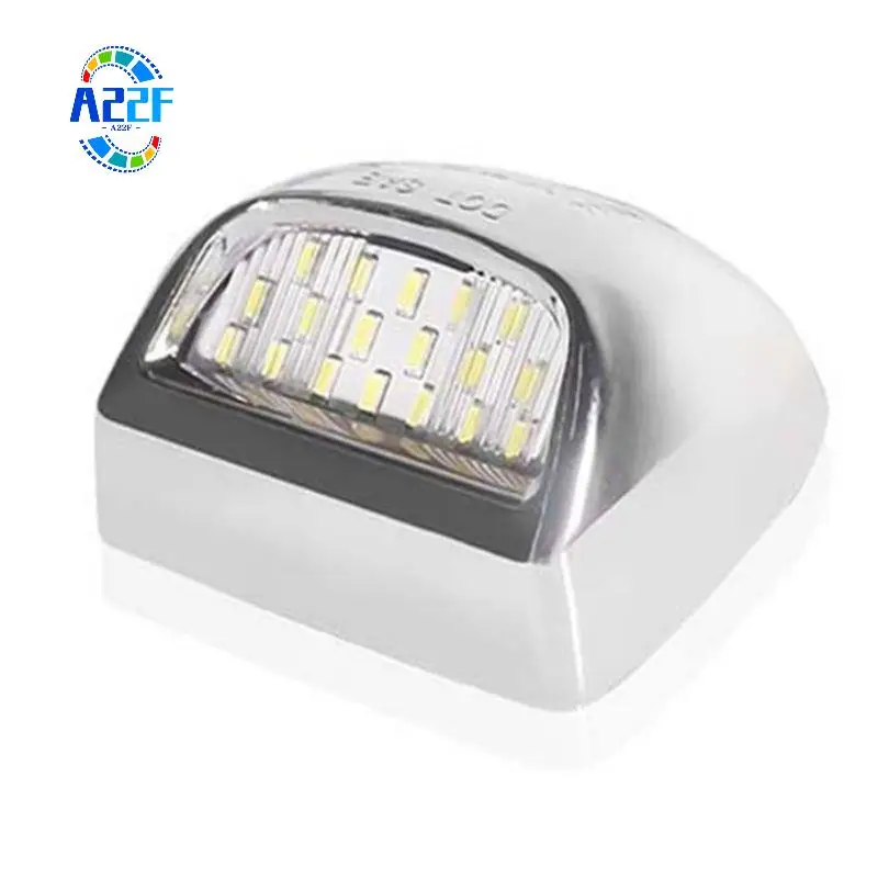 A22F-Car LED License Plate Lights For Silverado Avalanche Tahoe GMC Sierra Cadillac Escalade Car Accessories
