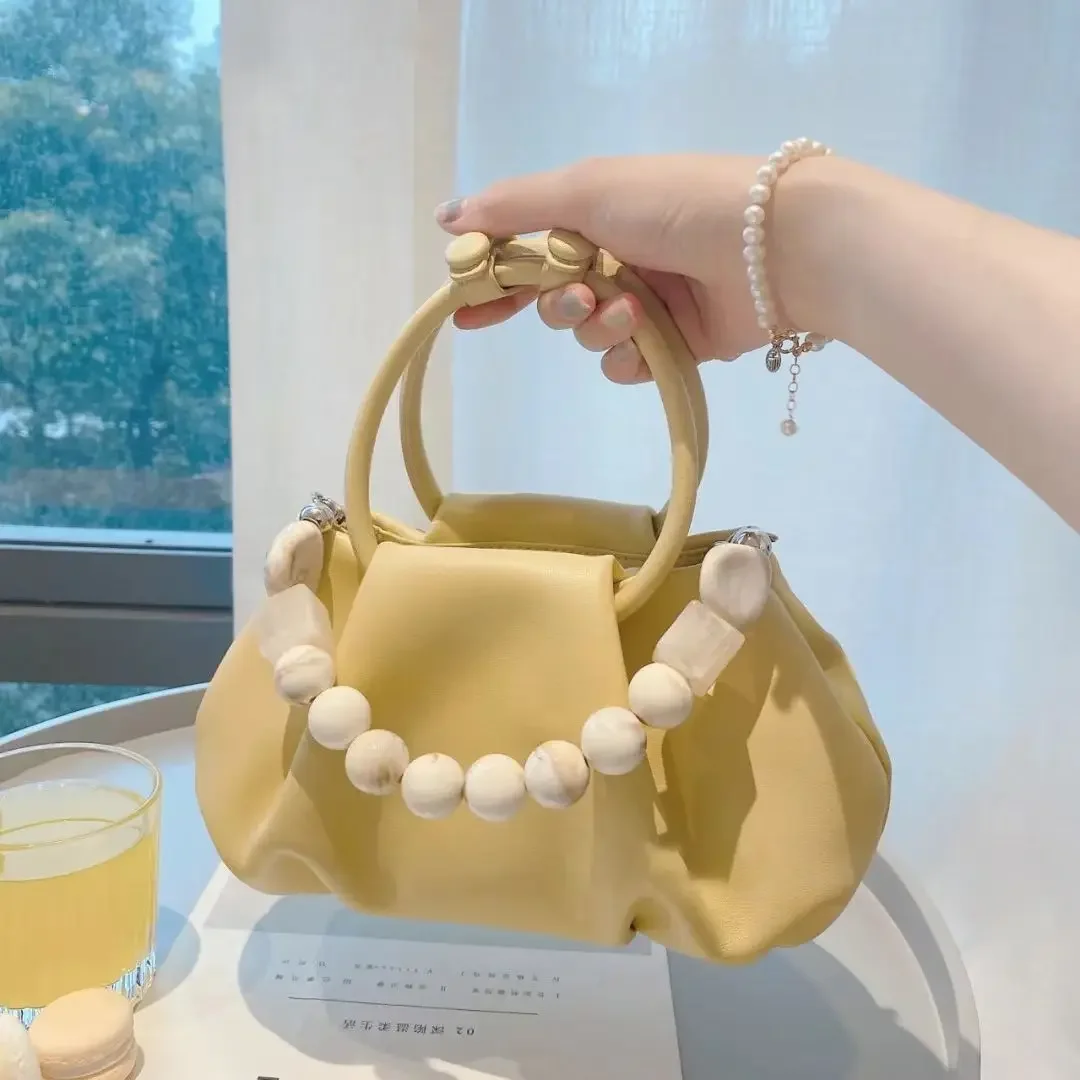 

Design Sense Pleated Bag Trendy Single Shoulder Women's Fashionable Hand-Held Single Shoulder Crossbody Bag
