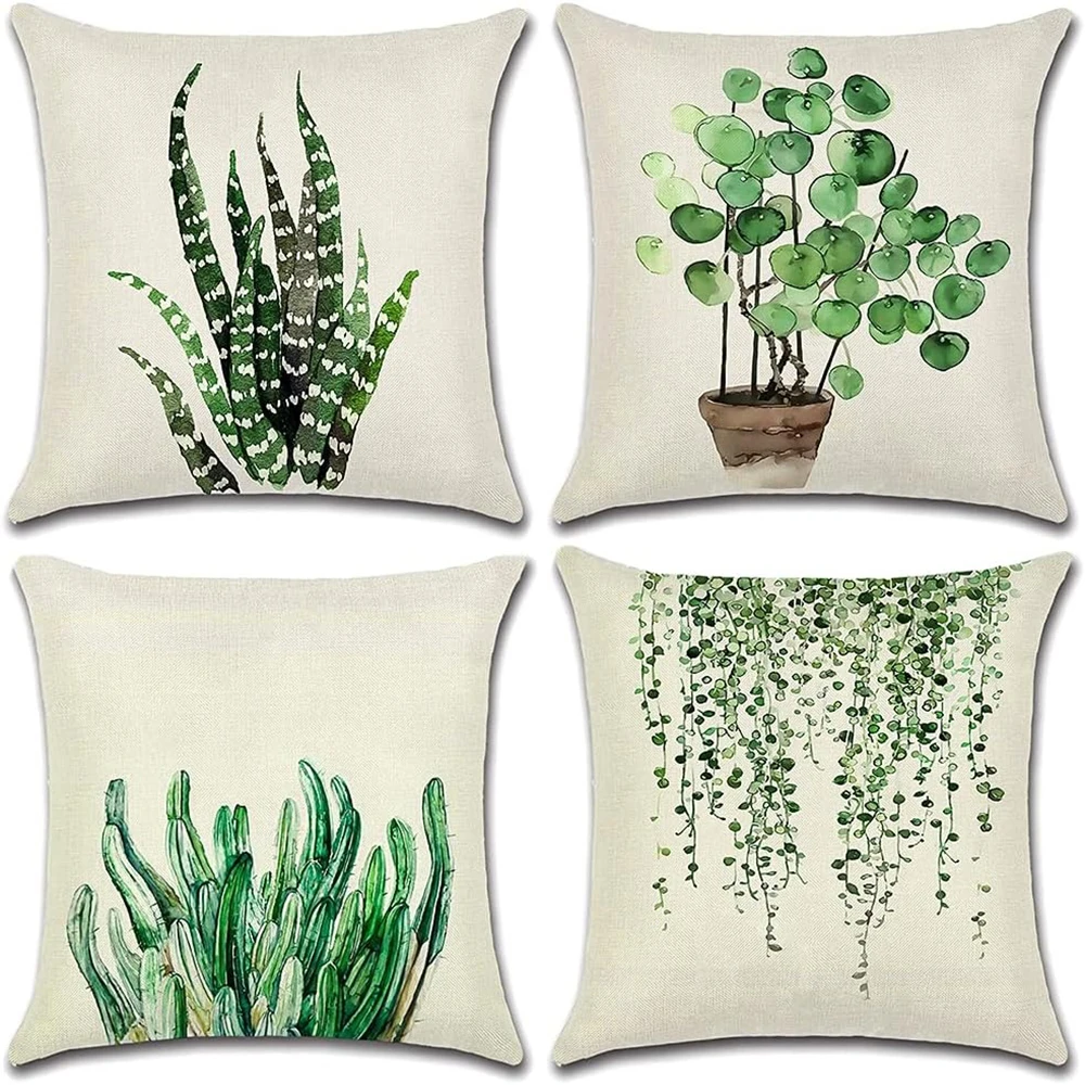 Abstract Watercolor - style Pillow Covers, Artistic and Unique DecorLiving room sofa cushion cover,  bedroom room decoration