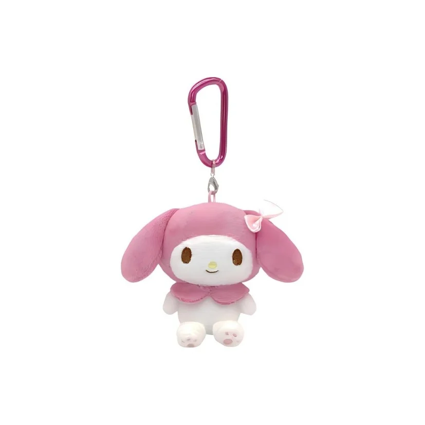 Sanrio My Melody Mountaineering Buckle Keychain Dolls Plush Charm Medium Size Height 4548643181985