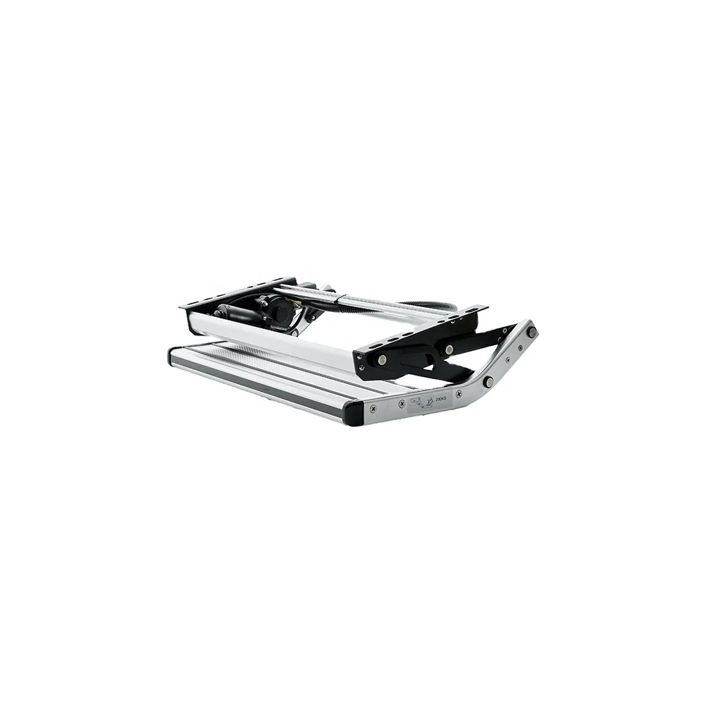 High Quality Aluminum Folding Motorhome Step Innovative Electric RV Parts for Caravan Application Manufactured Single Step