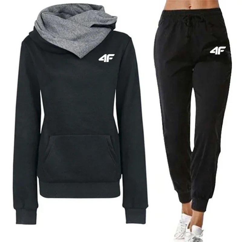 Outdoor Hot Sales Daily Damen-Trainingsanzug, Hoodies, lange Ärmel, lässig, einteilig, Sweatshirts, Jogginghosen, Komfort, Joggen, Sport