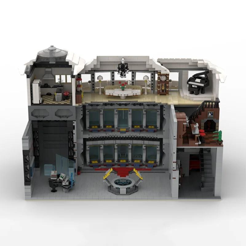 5021pcs MOC Iron Manned Base Model Building blocks Architecture DIY creative toy Education Brick Christmas gift Kids Birthday