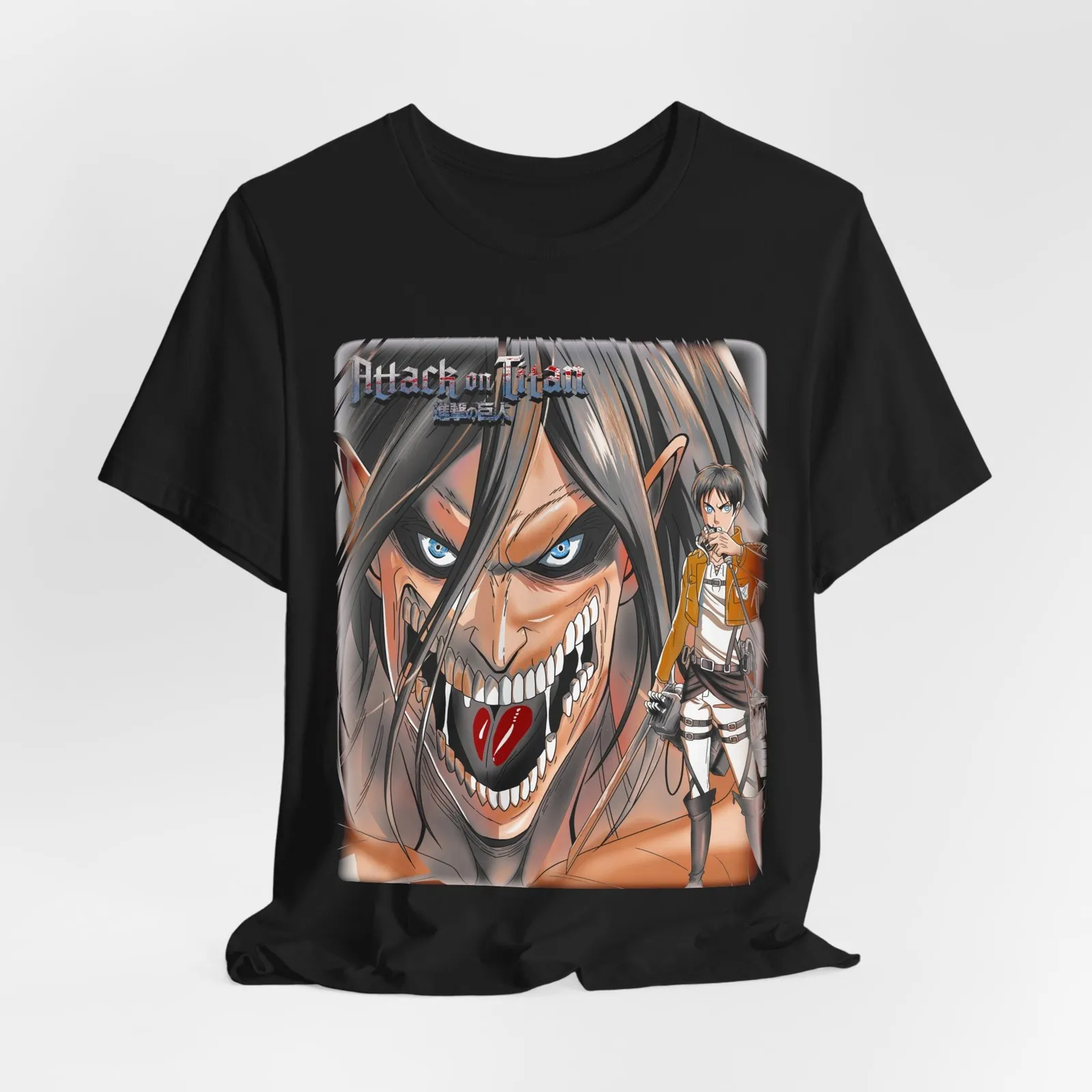 Eren Yeager Anime T-Shirt, Attack on Titan Tee, Unisex Japanese Manga Shirt,