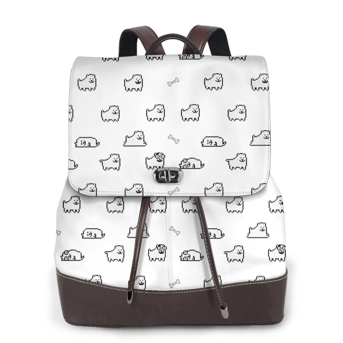 undertale-annoying-dog-seamless-pattern-bookbag-school-student-bags-hiking-travel-daypack-for-women-fashion-derma-backpack