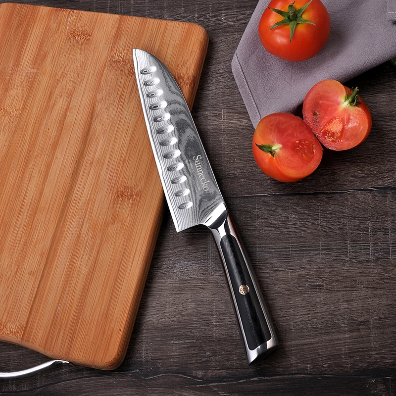 Sunnecko Santoku Knife 7