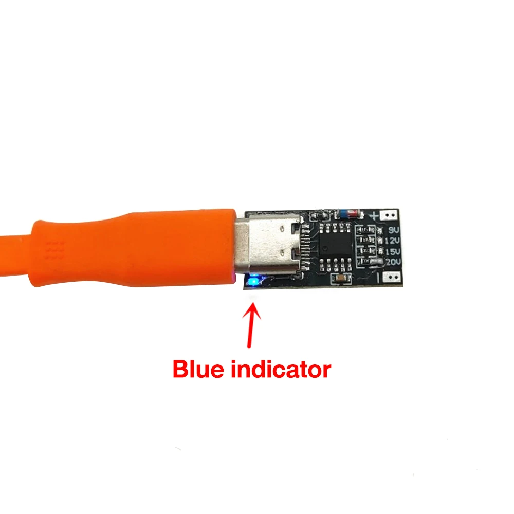 Typ-C PD2.0 PD3.0 9V 12V 15V 20V Schnelllade-Auslöser-Polling-Detektor USB-Boost-Stromversorgungs-Wechselmodul mit Gehäuse – Detail 4