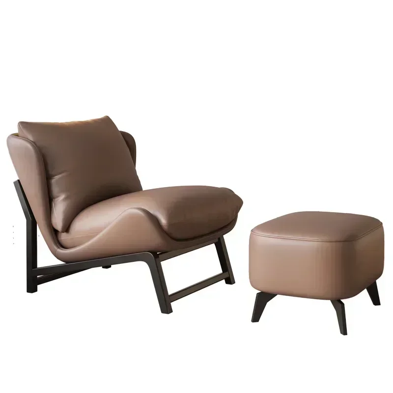 Single Leisure Sofa Chair Cafe Rest Area Meeting Guest Reception Sofa Single Chair Hotel