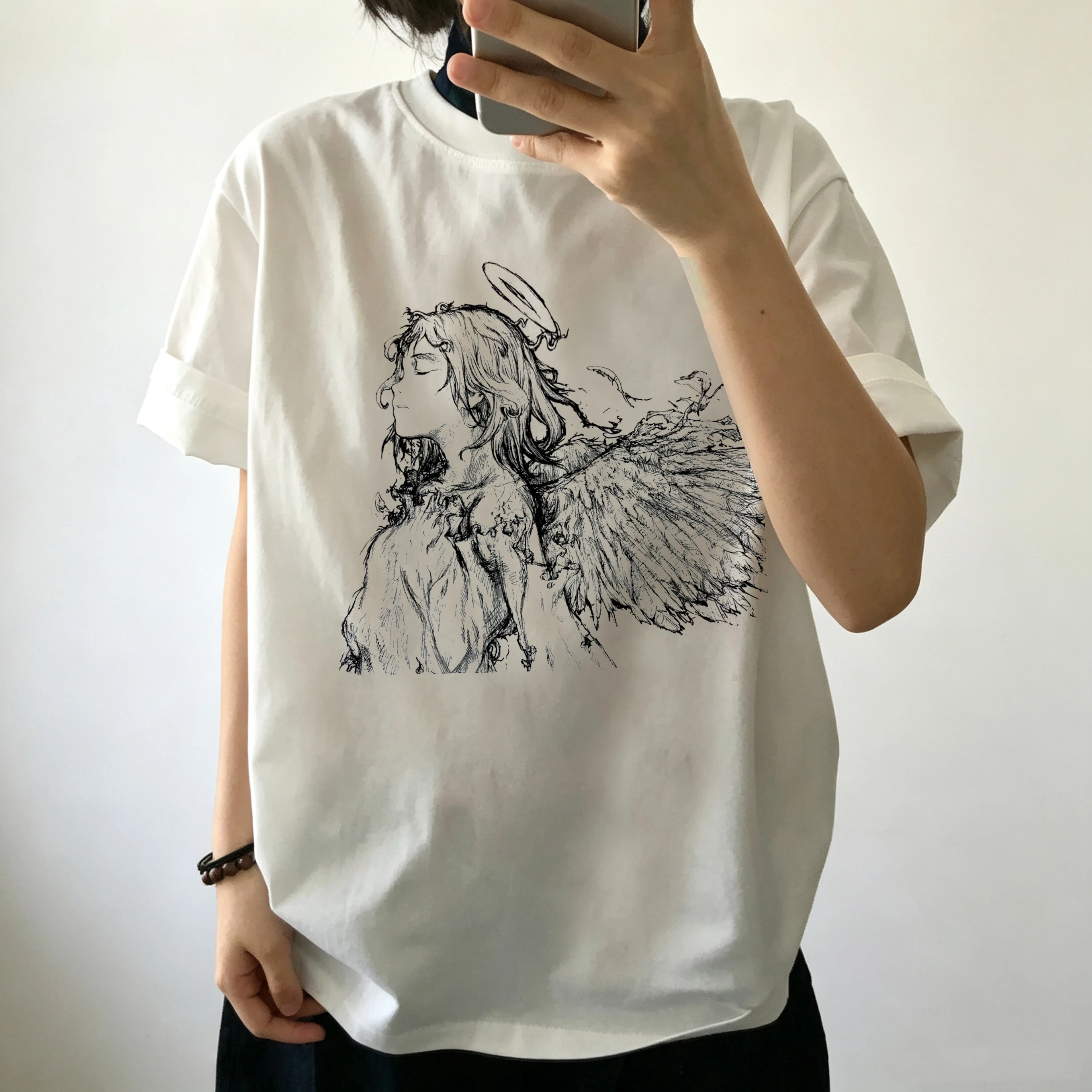 Women'S Fashion Q - Anime Serial Experiment Lain Graphic Print