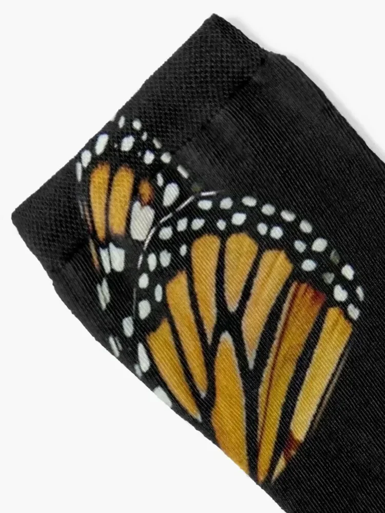 Monarch butterfly wing pattern Socks designer halloween new in's Socks For Girls Men's