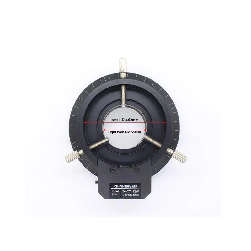 2026 NEW OPTO-EDU A56.3910 White Light Metal Shell Polarizing LED Microscope Ring Light