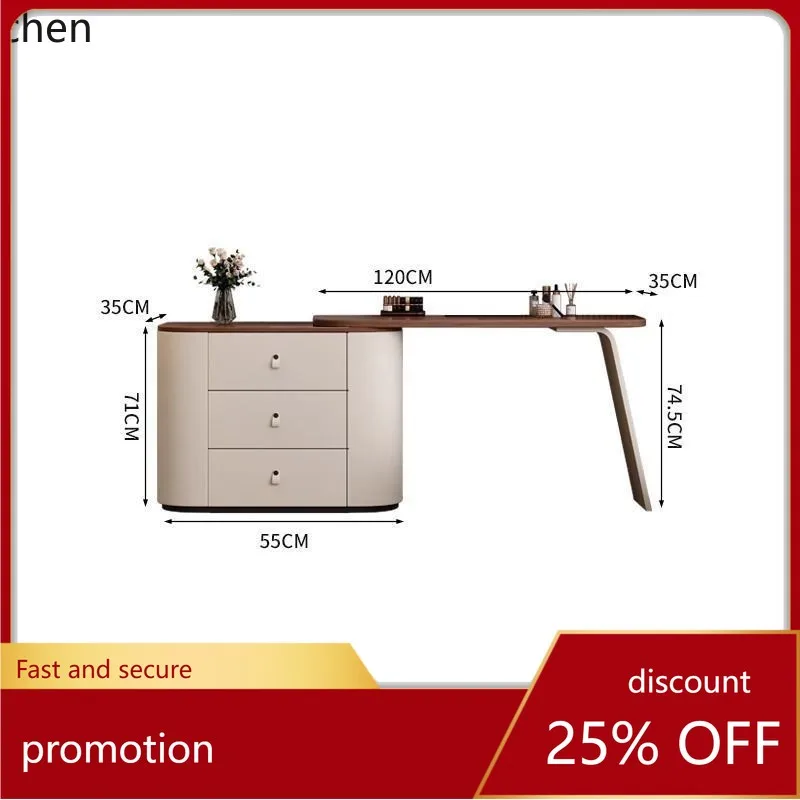 

HXL Bedroom Dressing Table Desk Chest of Drawers Integrated Storage Cabinet Combination Multifunctional Bedside