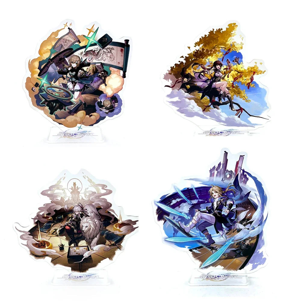 Honkai Star Rail personajes Qingque Sushang Jing Yuan Yanqing figuras acrílicas standee decoración de escritorio pastel topper