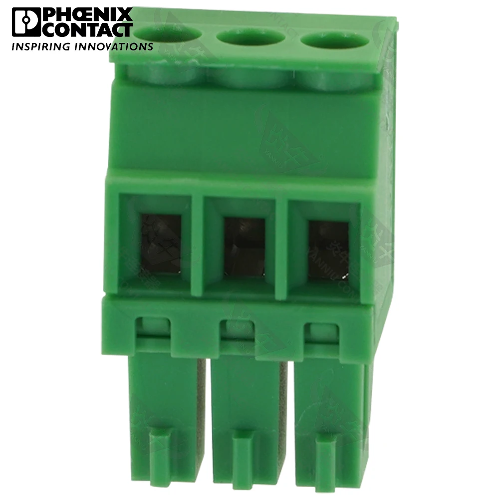 3.5mm Original Genuine Phoenix Contact Connector PCB Pluggable PLUG-IN Terminal Block 3 Pin MCVR 1.5 ST 3.5 1863165 8A 160V