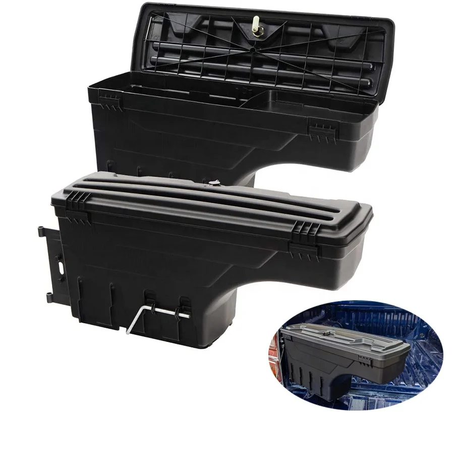 HW4x4 Offroad 2PC Right+Left Truck Bed Storage Box Case Tool Box For Amarok