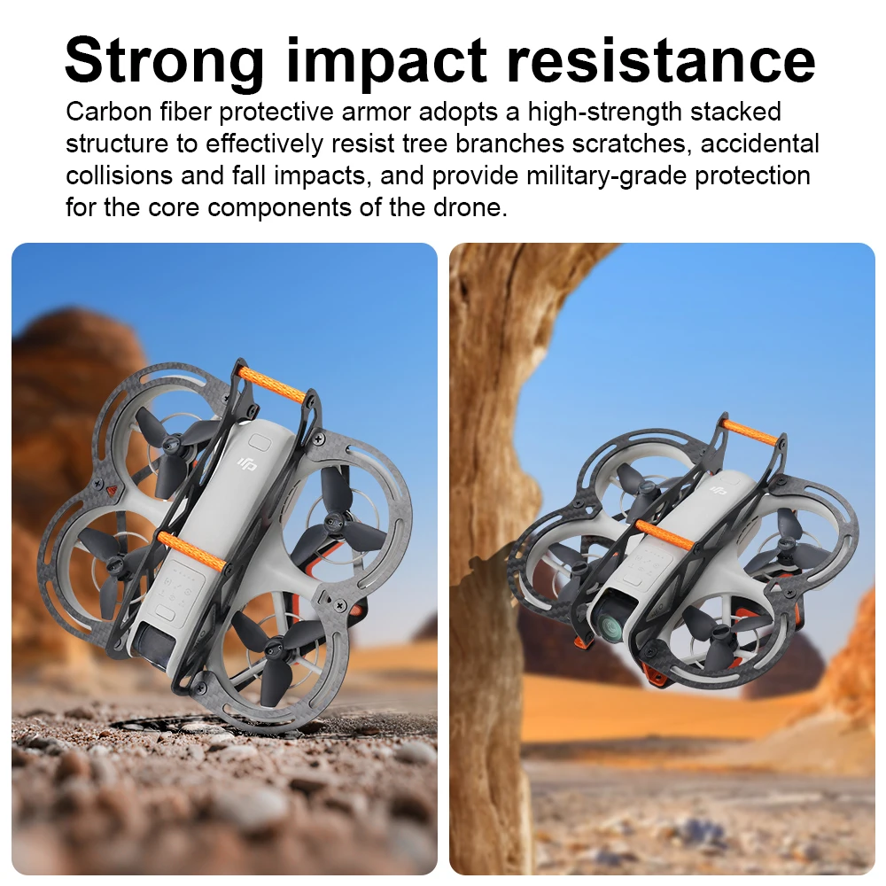 360 °   درع معزز للحماية الكاملة لطائرة DJI NEO Drone Protector، حلقة ممتصة للصدمات، ملحقات مضادة للتصادمات