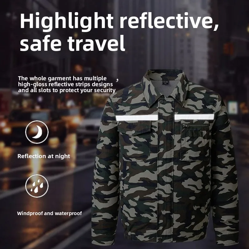 Fan Jacket Cooling Electric Fan Coat Cool Vest Air-conditioned Clothes Hiking Men's High Temperature Work Vest Cool Work Clothes