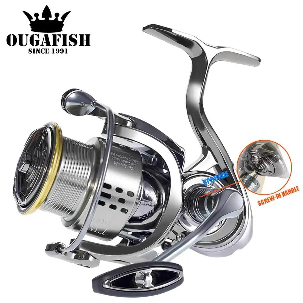 Ultralight Spinning Fishing Reel TW1000-5000 Speed 5.1:1/5.5:1 7-12kg Max Drag Saltwater Bass Pike Carretilha De Pesca Molinete