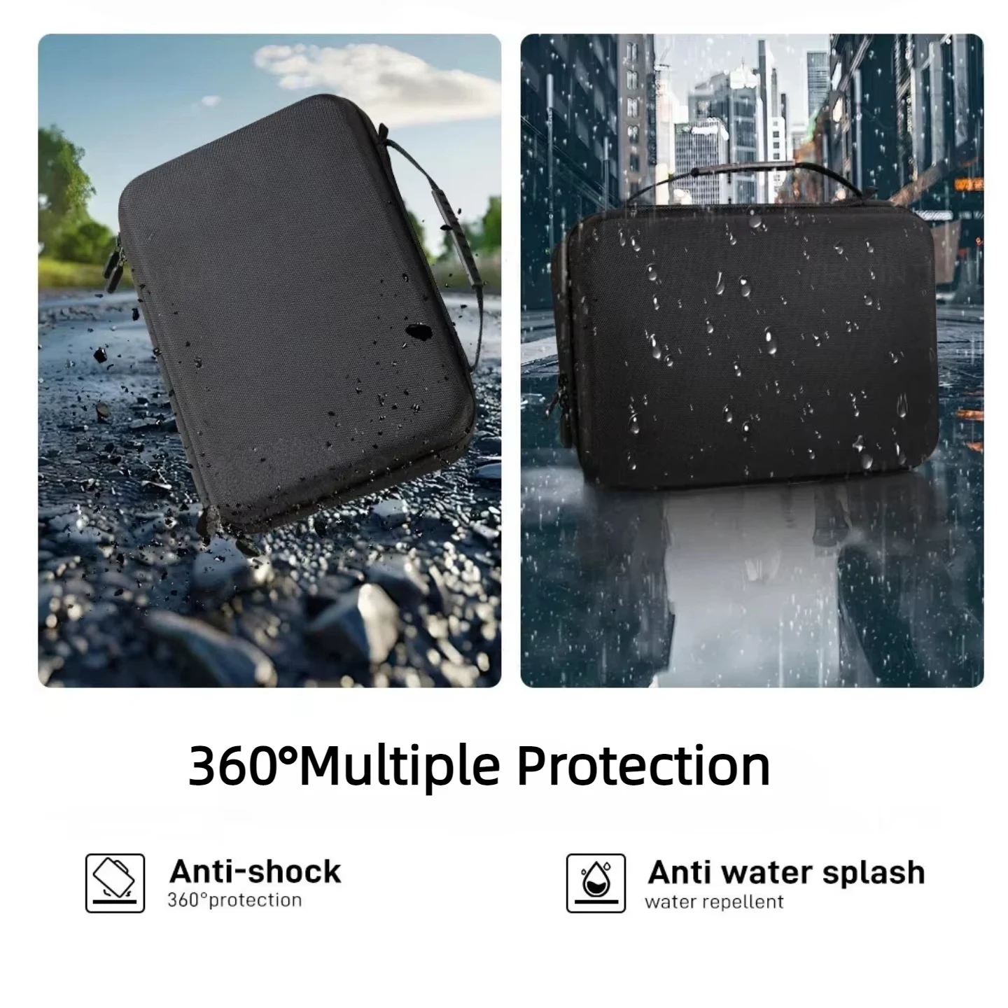 for Insta360 X5 X4 X3 Camera Carrying Case Portable Storage Bag Protective Case For DJI Action 6 Gopro Camera Box Accessories - view 4