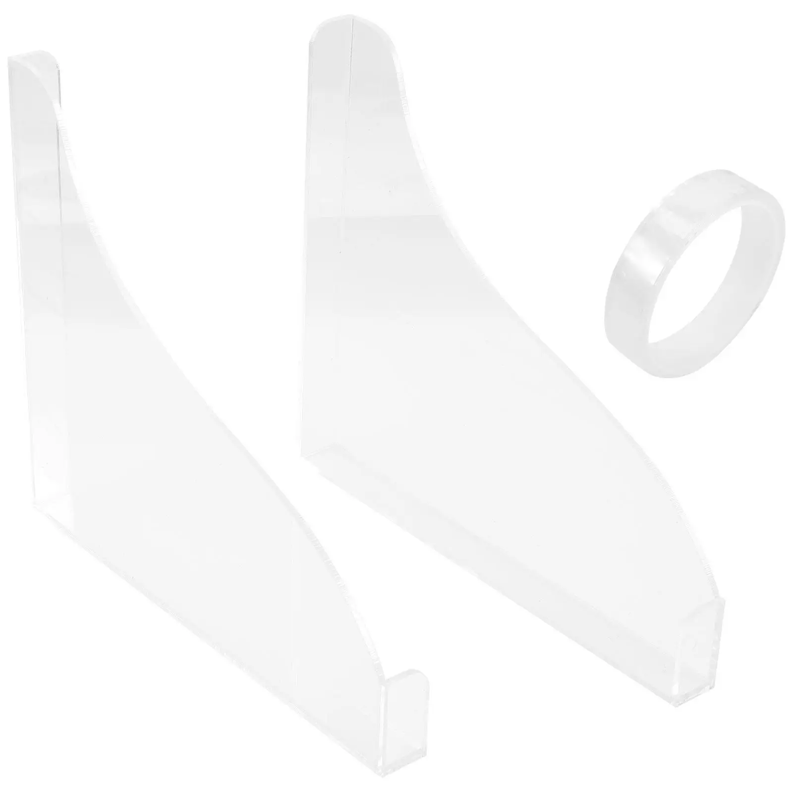 

2Pcs Bathtub Anti-Splashing Guard Acrylic Splashing Baffle for Bathroom Bath Tub Edges Guards Non-Slip Water