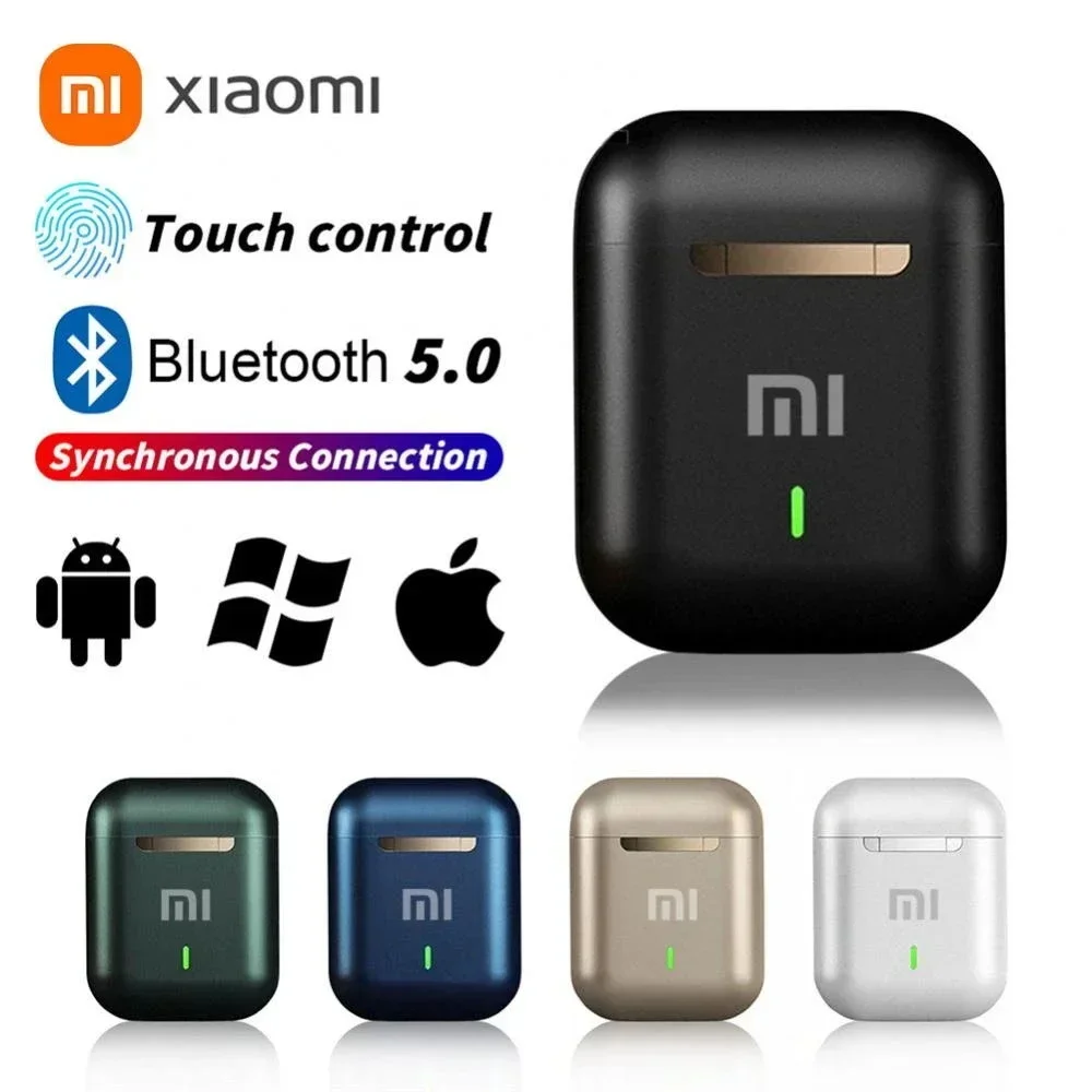 XIAOMI J18 Bluetooth5.3 سماعة TWS داخل الأذن HiFI ستيريو سماعة أذن تستخدم عند ممارسة الرياضة Ture سماعة رأس لاسلكية لعبة سماعة رأس مقاومة للماء مع هيئة التصنيع العسكري