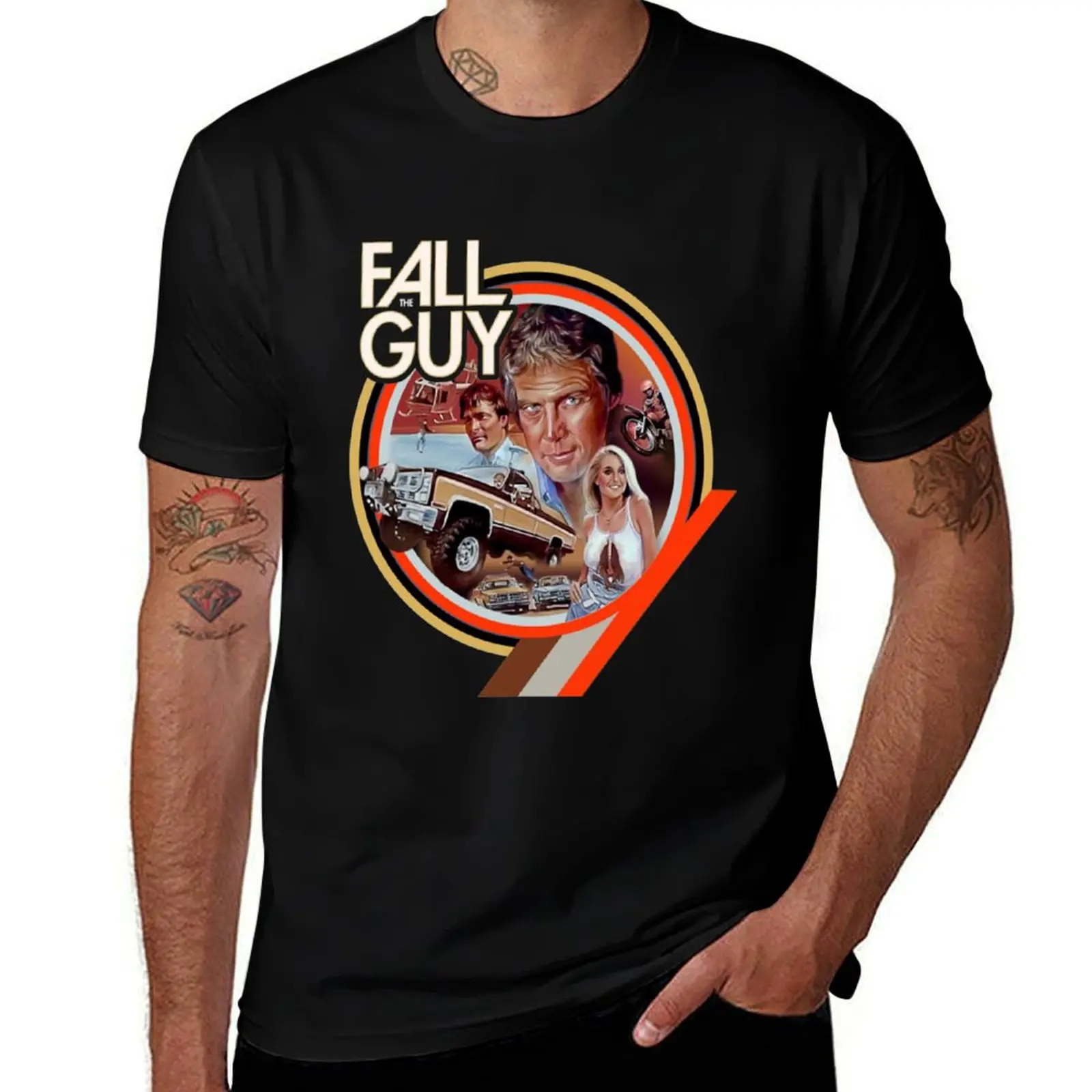 

The Fall Guy T-Shirt blacks rapper graphic tees luxury designer big and tall t shirts for men