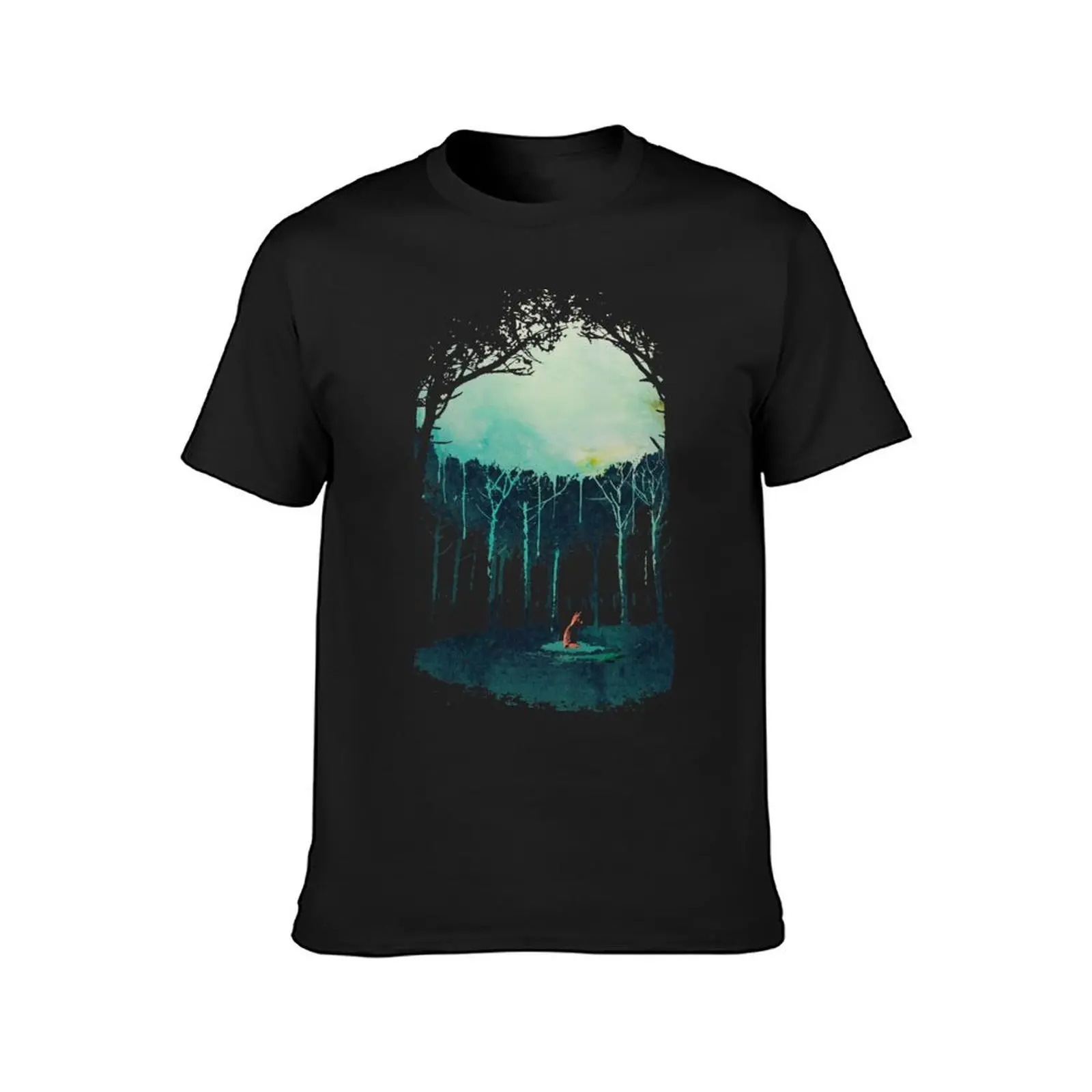 Deep in the forest T-Shirt cute clothes Short sleeve tee Aesthetic clothing mens vintage t shirts