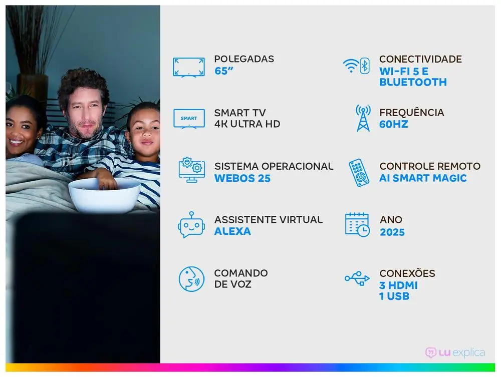 تلفزيون ذكي 65 LG 4K Ultra HD QNED 65QNED82ASG webOS 25 α7 AI Alexa Processor 3 HDMI #2