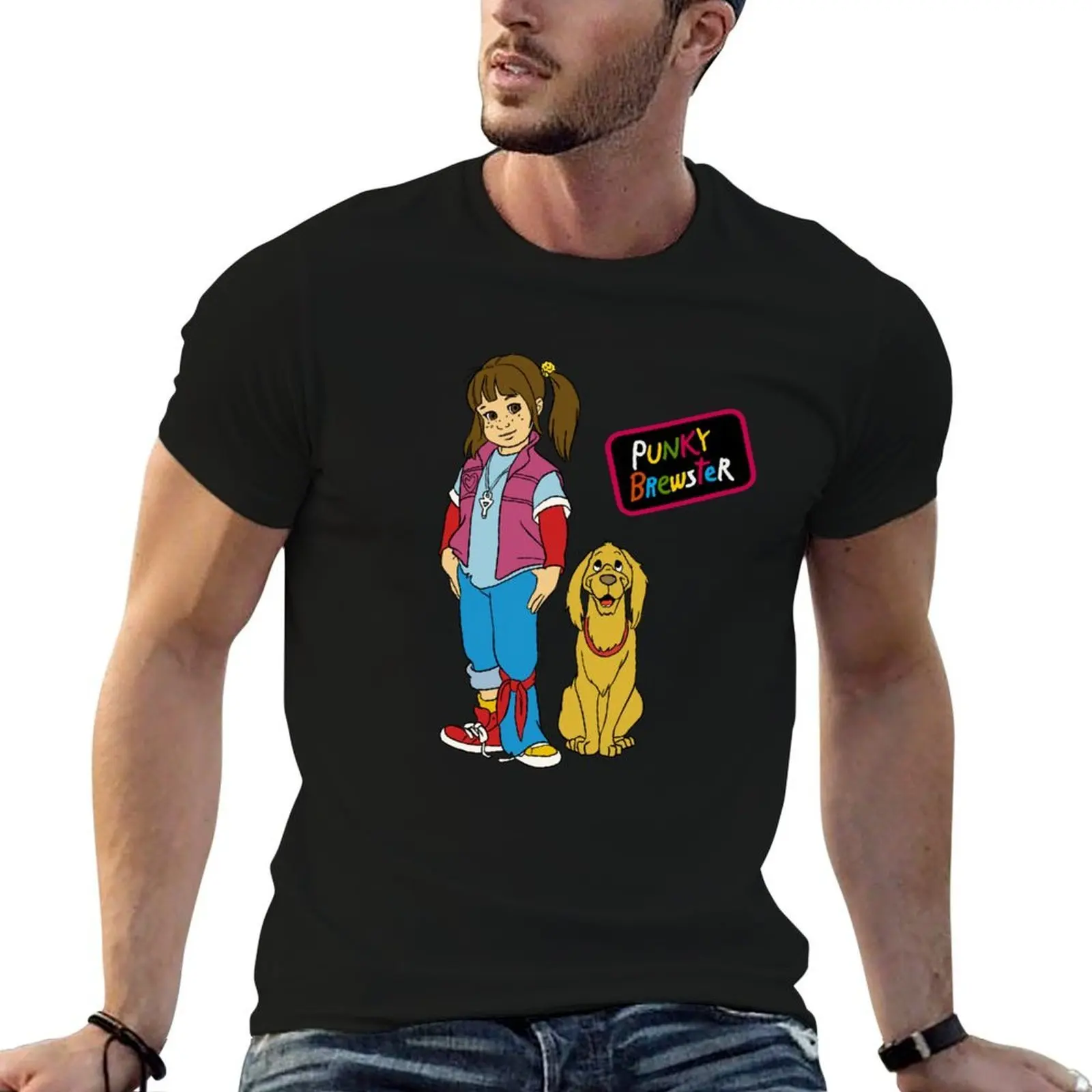 

Punky Brewster Brandon T-Shirt printed t shirts for man man t shirts for men casual man t shirt heavy cotton T-Shirt