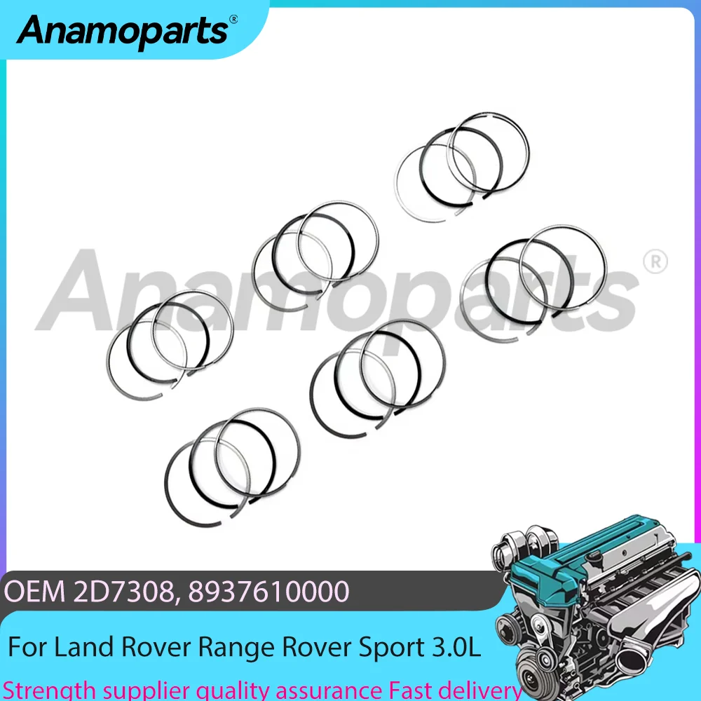 

STD 84mm Piston Rings Set Fit 3.0 L Diesel V6 For Land Rover Range Rover Discovery SPORT L319 L462 3.0L 306DT AJV6D 2009-2024