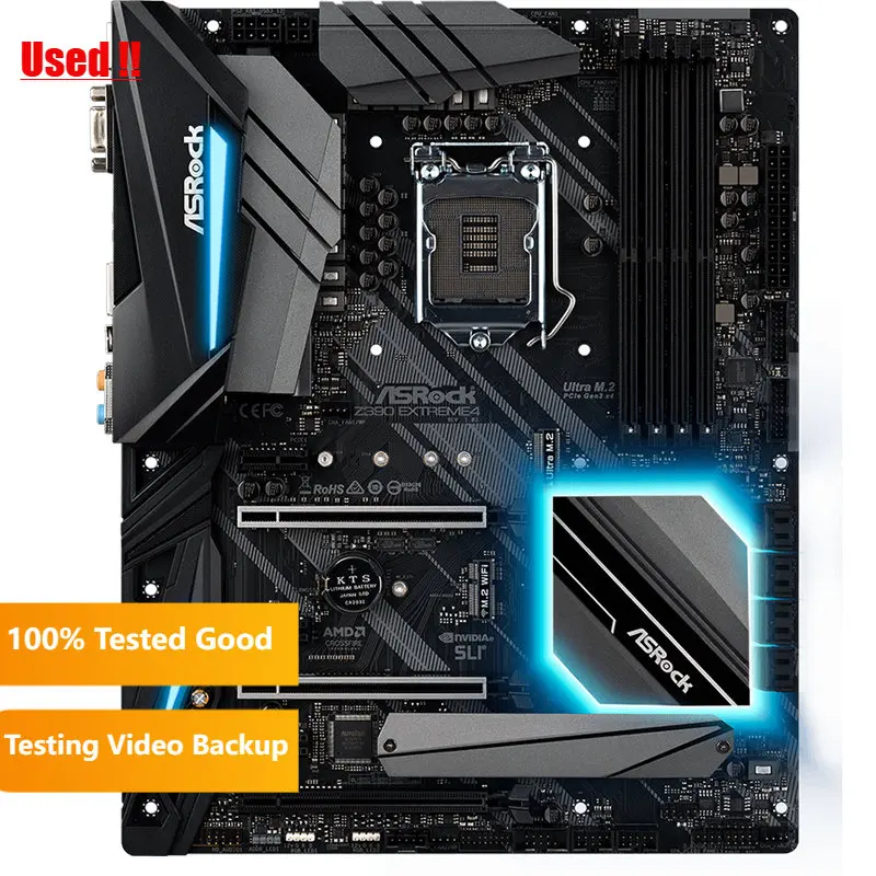 Imagem -02 - Asrock-placa Mãe Desktop Original Z390 Extreme Soquete 1151 Lga1151 Ddr4 Sata3 Usb 3.0 M.2