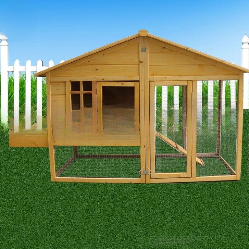 

Wooden chicken house pigeon cat scenic rabbit wholesale wooden pet coop farm chicken