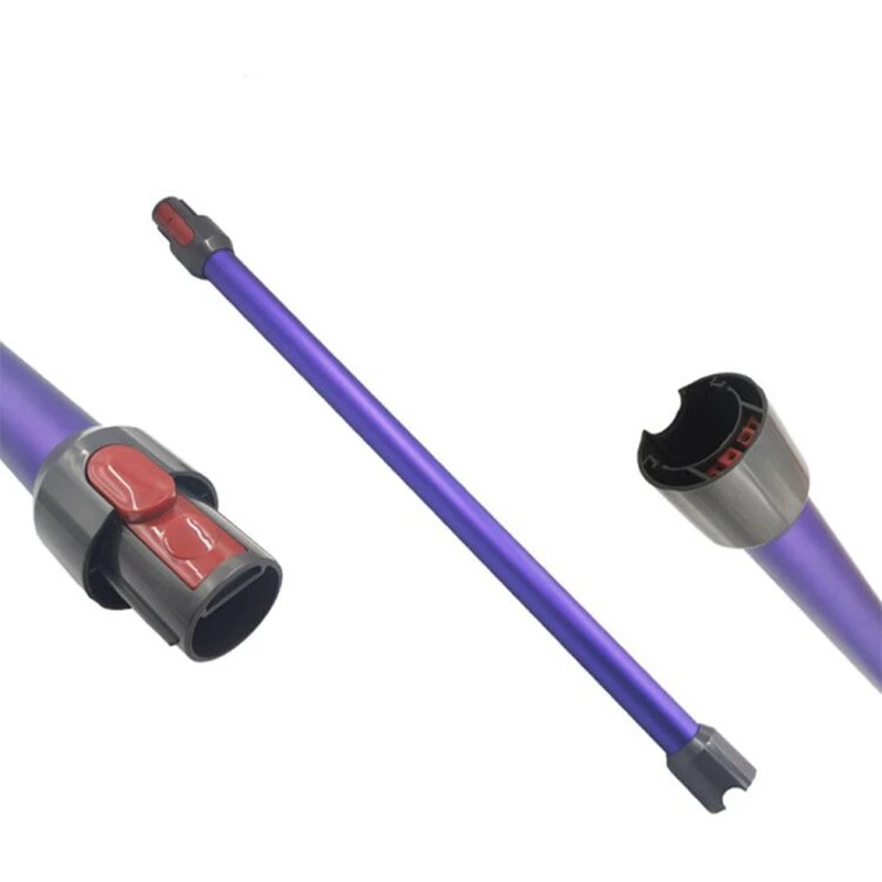 Newest 1PCS Telescopic Extension Rod for Dyson V7 V8 V10 V11 Straight Pipe Metal Extension Bar Handheld Wand Tube,Purple