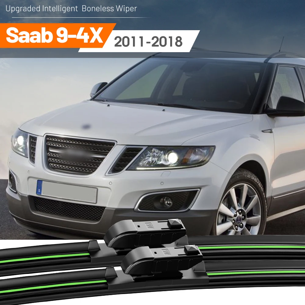 2pcs For Saab Saab 9-4X 2011-2018 Front Windshield Wiper Blades 2012 2013 2014 2015 2016 2017 Windscreen Window Accessories