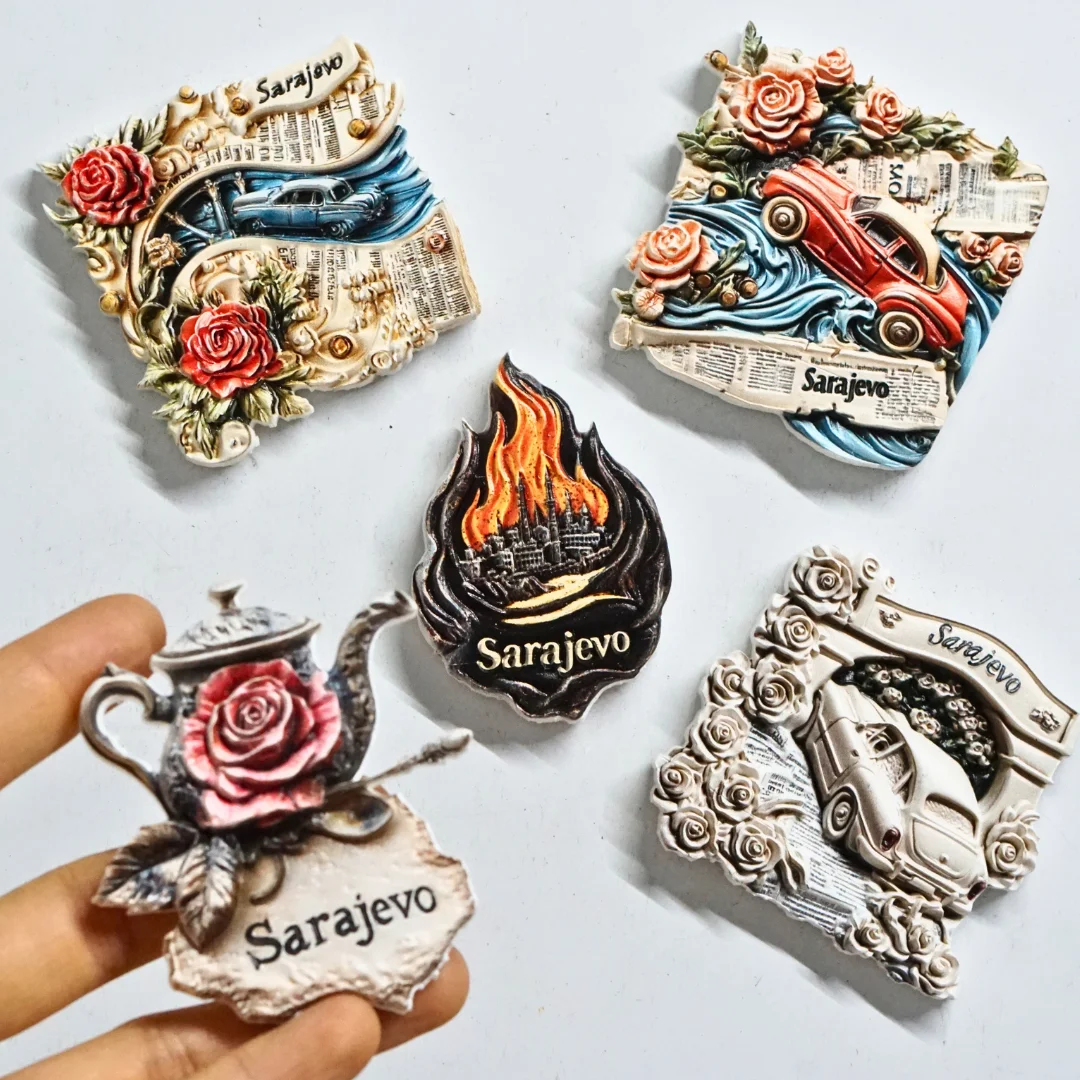 

1pc, Sarajevo Fridge Magnets, Sarajevo Tourist Fridge Magnets, Sarajevo Scenic Fridge Magnets, Sarajevo Home Decor, Photo Fridge