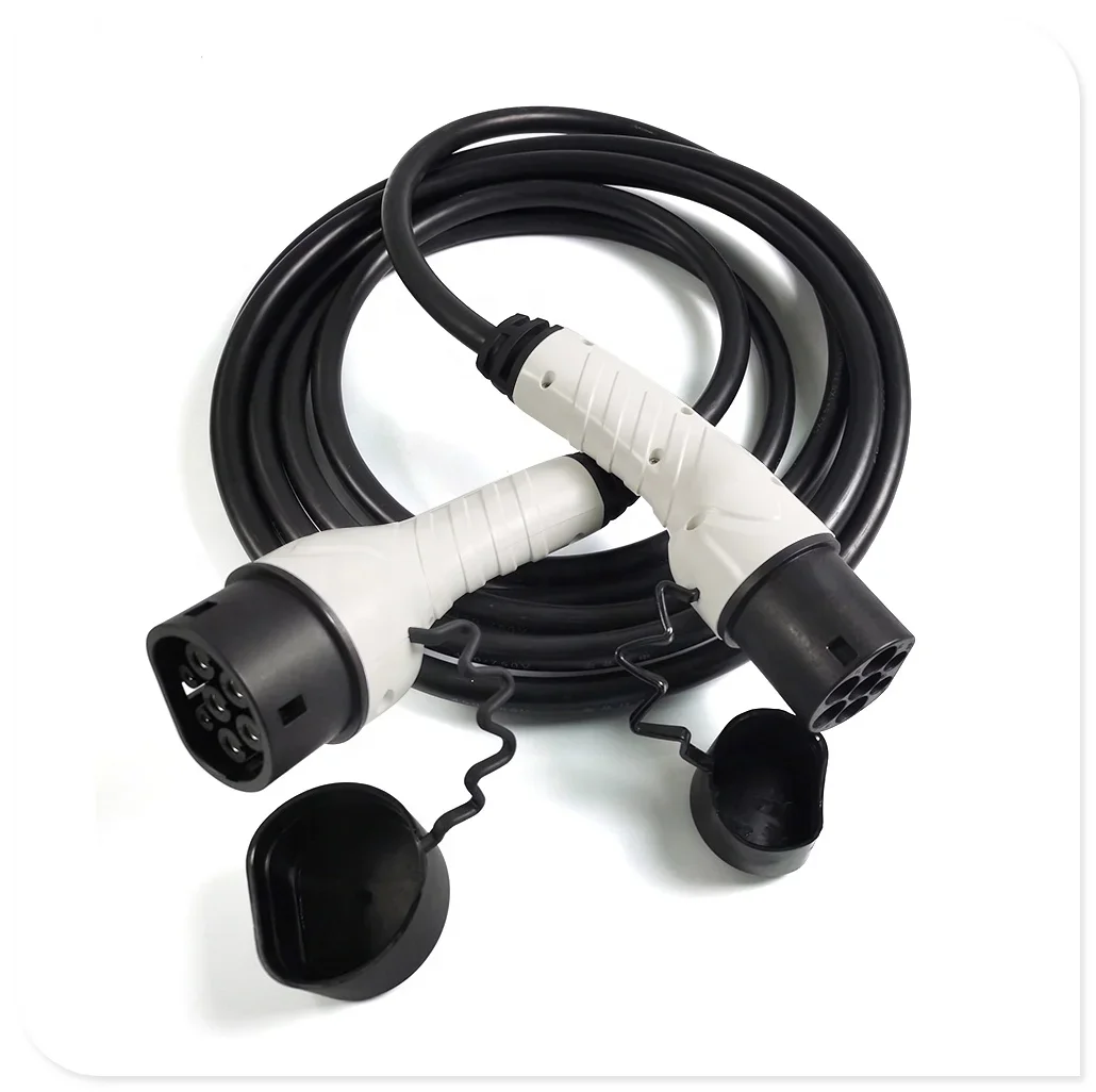 TARY  Type2 -Type2  EV Charging  Extension Cable  Single Phase 3.5kw 7kw Three Phase 11KW 22KW Customized Length  5M 7M 10M