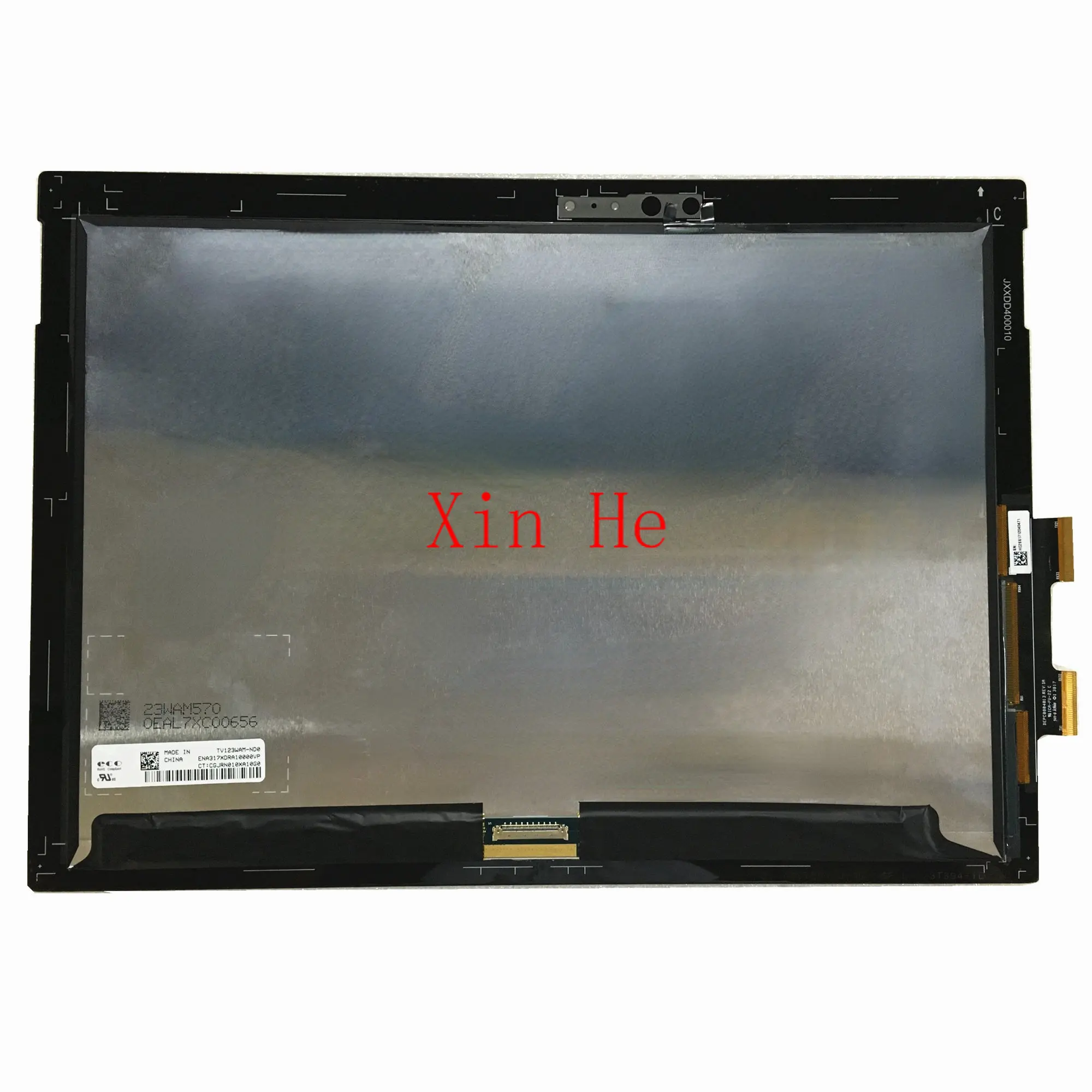 

12.3''Lcd Assembly for HP Envy X2 Lcd Screen TV123WAM-ND0 with Touch Digitizer matrix 1920*1280 EDP 40pins