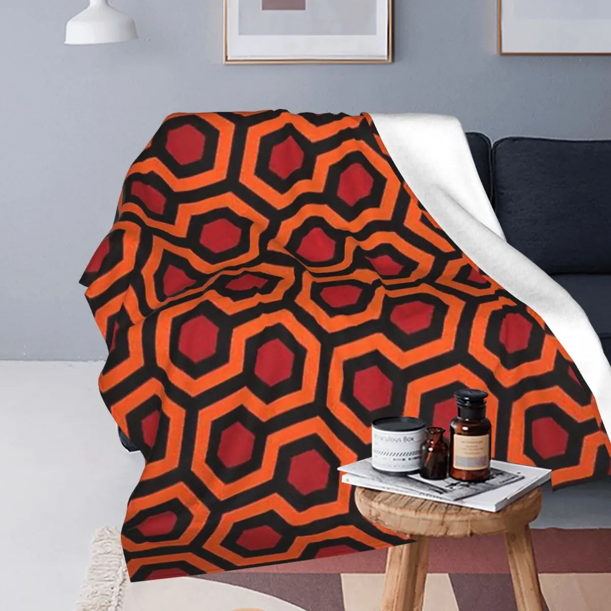 Horror Movies The Shinings Blanket Soft Warm Flannel Throw Blanket Plush for Bed Travel Home Sofa