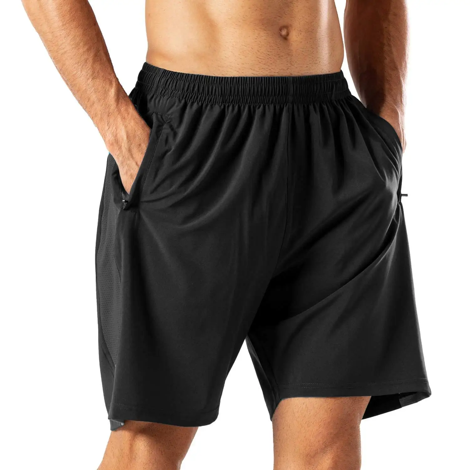 Mannen Zwembroek Snel Droog Strand Mannen Zomer Leisure Sport Plus Size Effen Strand Shorts Badmode Voor Mannen