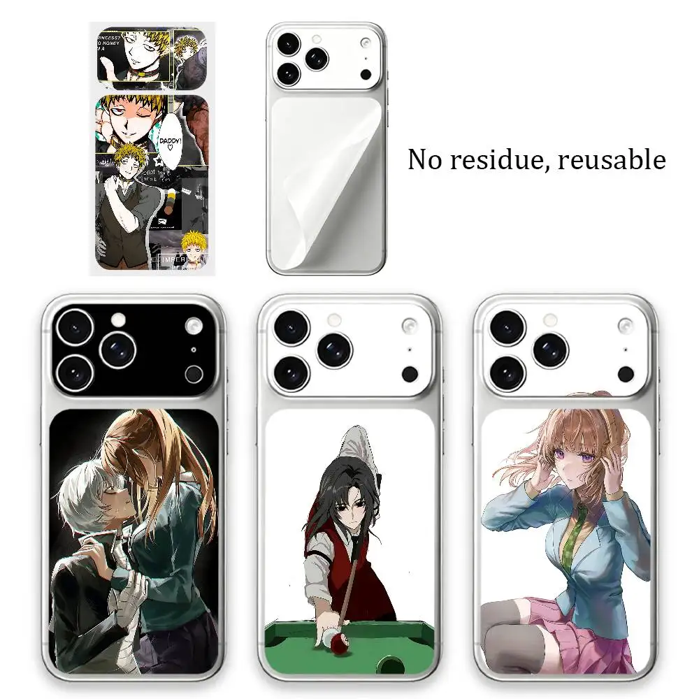 

Your Turn to Die Back Sticker For iPhone 17 Pro Max 17 Pro Anti-Fingerprint Decal